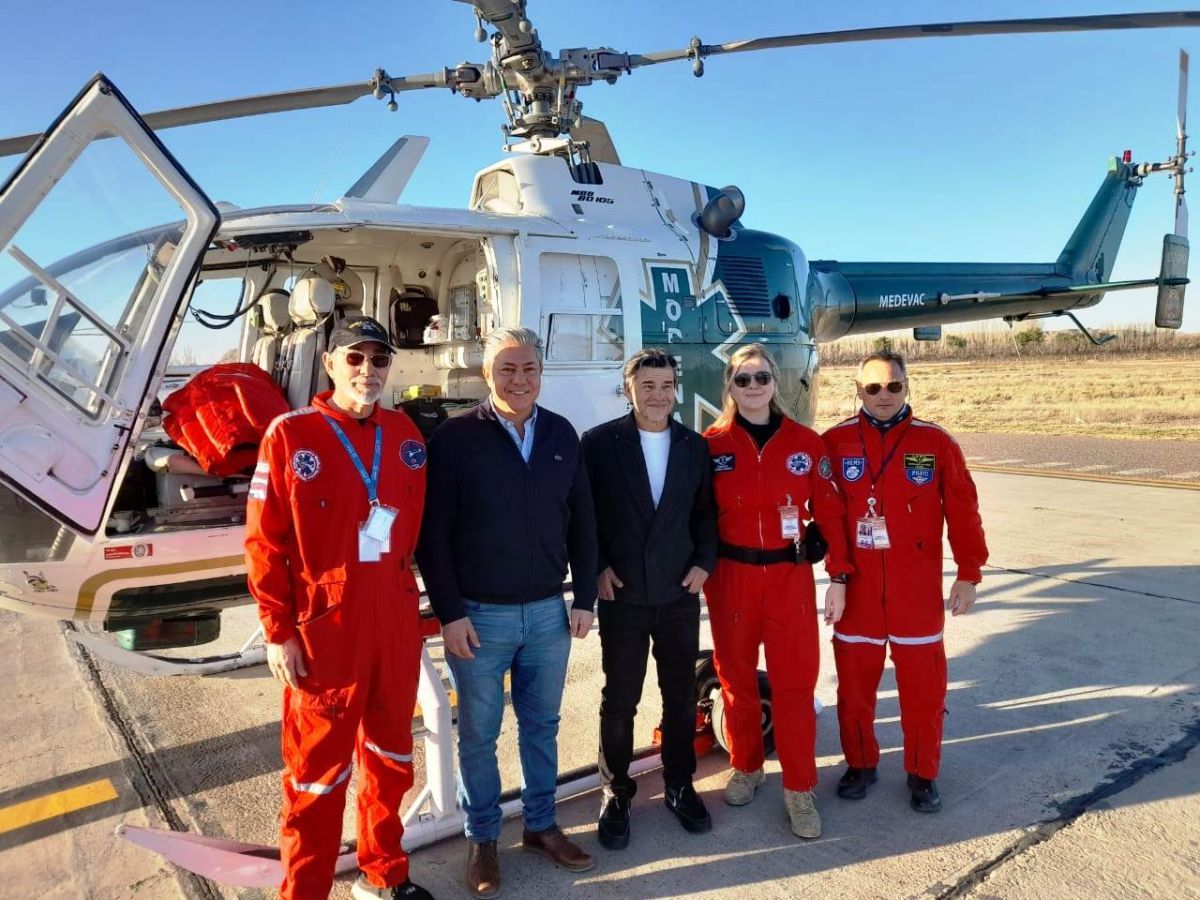 Destacan la incorporación de helicóptero petrolero