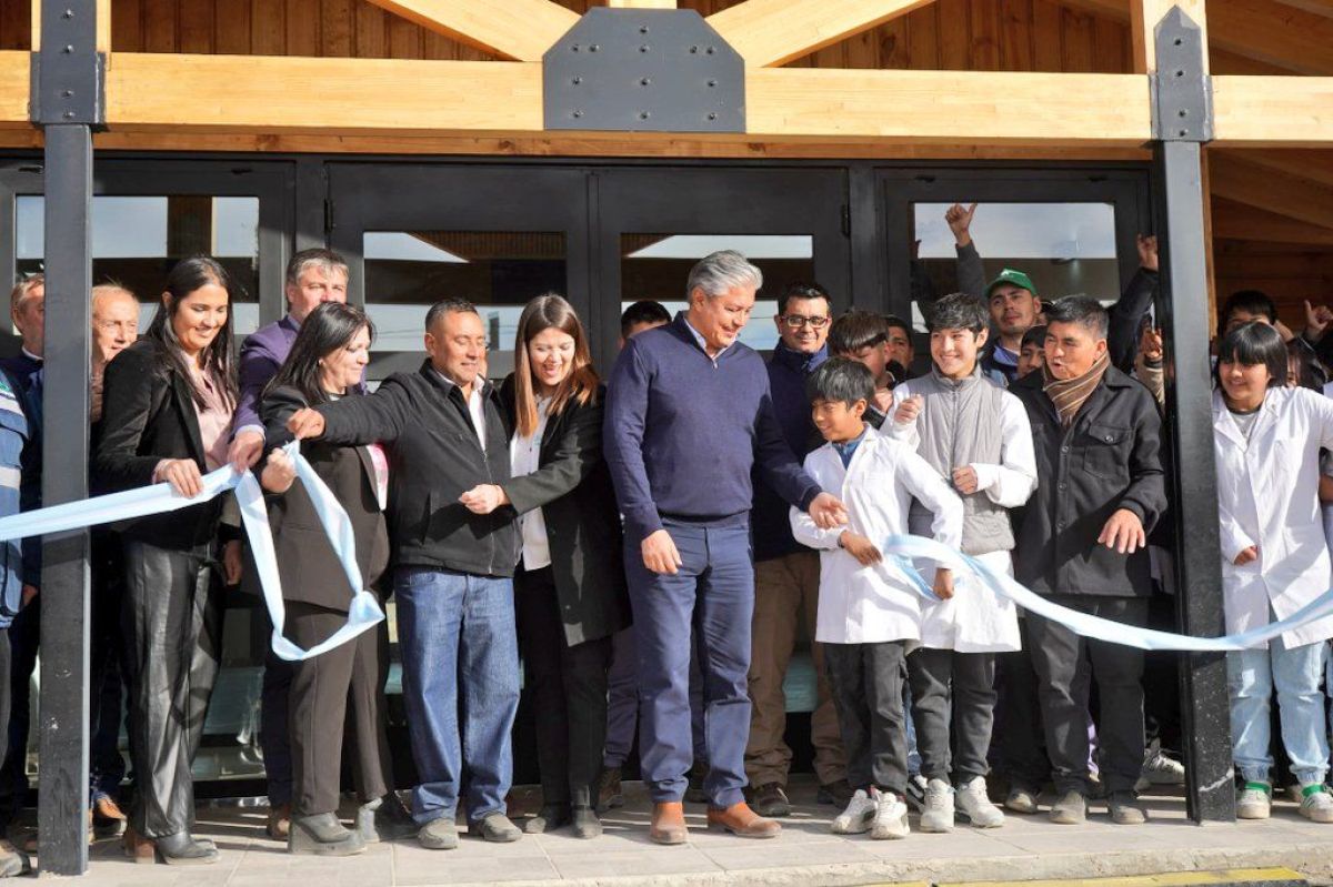 Neuquén construyó una escuela en tiempo récord