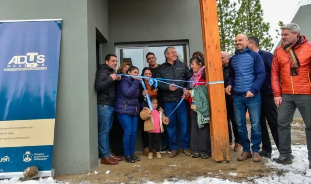 Neuquén terminó viviendas que Nación había abandonado