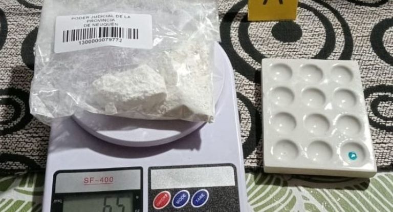 Cuatro años de cárcel y multa a narco de Cutral Co