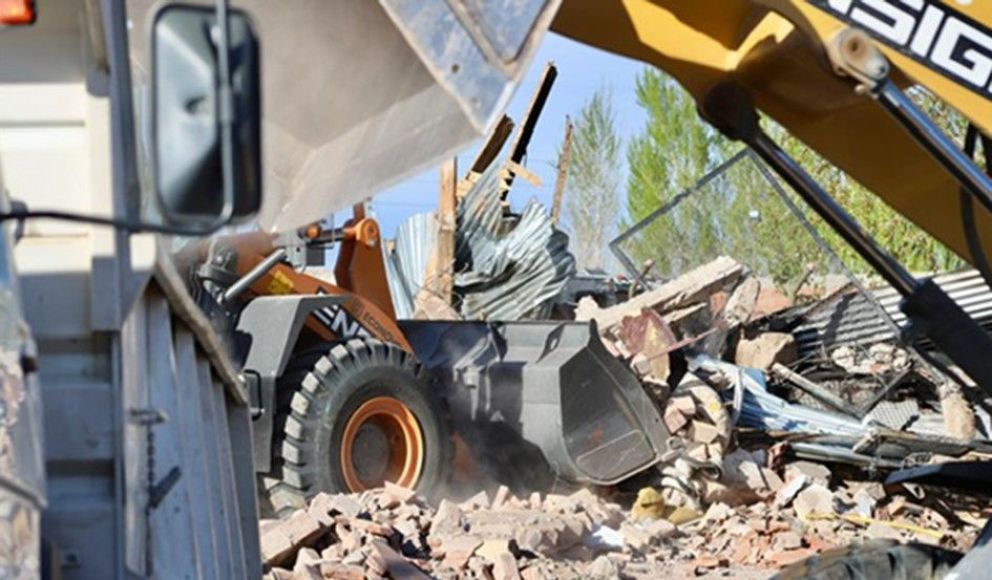 Convirtieron en escombros otra guarida narco