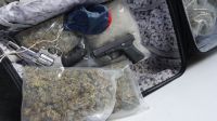 Armas, 10 kilos de drogas y otro narco preso