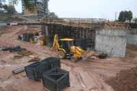 En dos semanas comenzará el hormigonado del puente