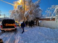 Les cayeron en plena nevada y se quedaron sin aliento