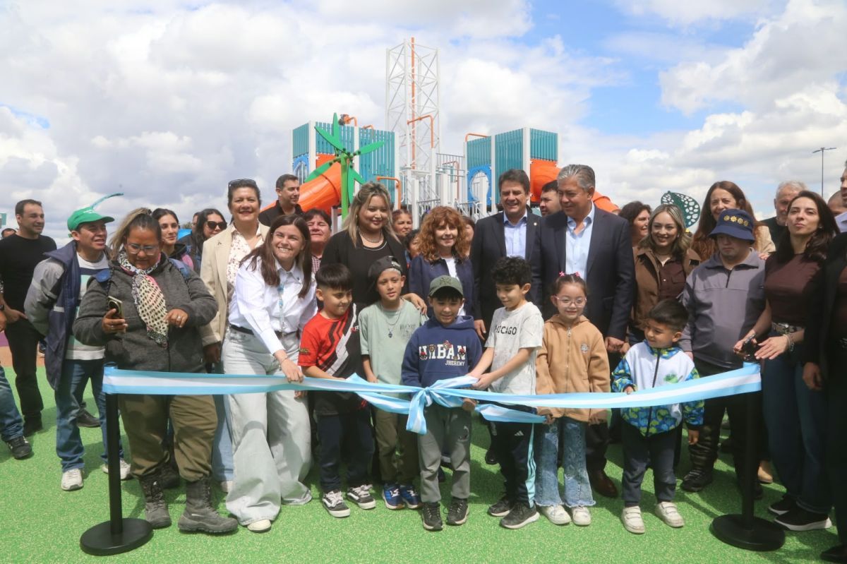 Neuquén inauguró otro parque para los niños