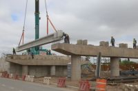 Va tomando forma el viaducto neuquino