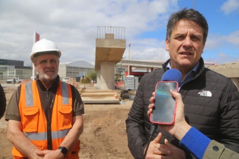 Va tomando forma el viaducto neuquino